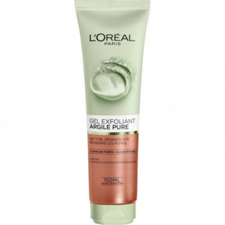 L'OREAL PARIS GEL EXFOLIANT ARGILE PURE ROUGE 150ML