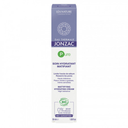 JONZAC PURE SOIN HYDRATANT MATIFIANT 50ML